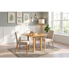Dorset Oak Square Drop-Leaf Dining Table 90cm Dorset Oak Square Drop-Leaf Dining Table 90cm