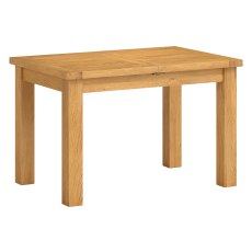 Dorset Oak Small Extending Dining Table Set 120-153cm + 4 Twin Slat Fabric Seat Chairs Dorset Oak Small Extending Dining Table Set 120-153cm + 4 Twin Slat Fabric Seat Chairs