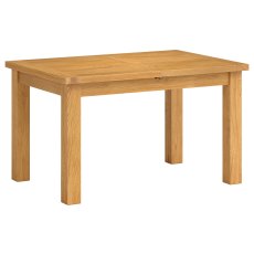 Dorset Oak Medium Extending Dining Table Set 132-198cm + 6 Twin Slat Fabric Seat Chairs Dorset Oak Medium Extending Dining Table Set 132-198cm + 6 Twin Slat Fabric Seat Chairs