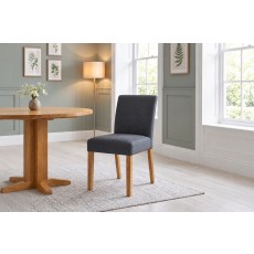 Bristol Fabric Low-backed Chair in Slate Bristol Fabric Low-backed Chair in Slate