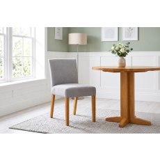 Bristol Fabric Low-backed Chair in Stone Bristol Fabric Low-backed Chair in Stone