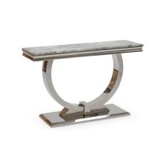 Arianna Grey Marble Console Table