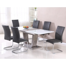 Casablanca Extending Dining Table Set and 6 Chairs