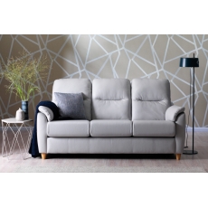G Plan Spencer Leather 3 Seater Sofa
