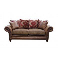 Alexander & James Hudson 3 Seater Pillow Back Sofa