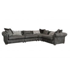 Alexander & James Retreat Leather 4 Piece Corner Sofa