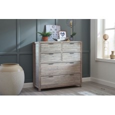Tuscan Springs Reclaimed Wood 6 Drawer Chest of Drawers