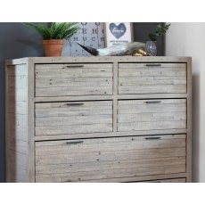 Tuscan Springs Reclaimed Wood 6 Drawer Chest of Drawers