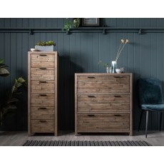 Tuscan Springs Reclaimed Wood 3 Drawer Chest of Drawers