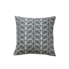 Orla Kiely Small Linear Stem Cool Grey Cushion 50 x 50 cm
