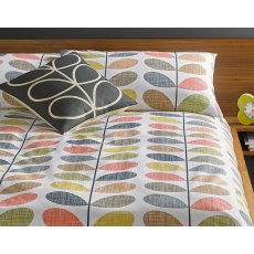 Orla Kiely Scribble Stem Multi Standard Pillowcase Cotton Bedding (Pair)