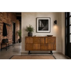 Soho Solid Oak Camden Narrow Sideboard