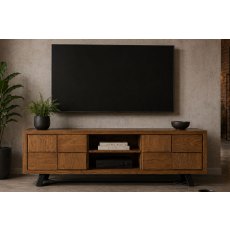 Soho Solid Oak Camden TV Unit