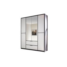 Rauch Essensa 4 Door 2 Mirrored 2 Drawer Wardrobe