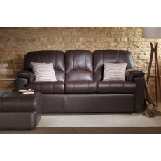 G Plan Chloe Leather 3 Seater Sofa