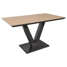 Loki Earth Industrial Corner Bench and Low Bench Dining Table Set