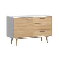 Princeton High Gloss White Small Sideboard