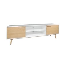 Princeton High Gloss White Large TV Unit