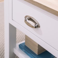 Chester Oak Painted White - Small 2 Door Sideboard 95cm Wide| F&B All White