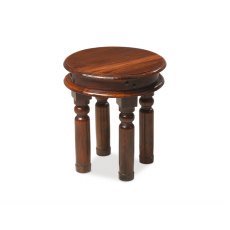 Oak City - Maharajah Indian Rosewood Round Coffee Table - 40cm