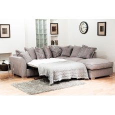 Fantasy L Shape Corner Sofa Bed With Scatter Back