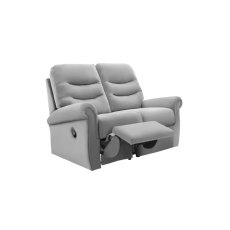 G Plan Holmes Leather 2 Seater Sofa