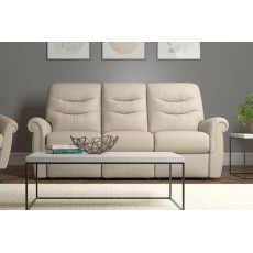 G Plan Holmes Leather 3 Seater Sofa