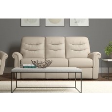 G Plan Holmes Leather 3 Seater Sofa