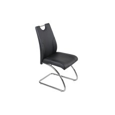 Zen Dining Chair in Black PU Finish