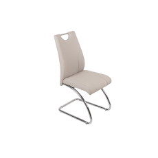 Zen Dining Chair in Champagne PU Finish