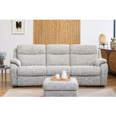 G Plan Kingsbury Fabric 3 Seater Curved Sofa
