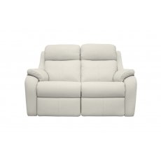 G Plan Kingsbury Leather 2 Seater Sofa