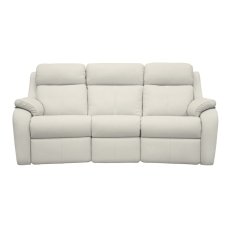 G Plan Kingsbury Leather 3 Seater Curved Sofa
