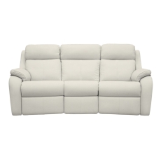 G Plan Kingsbury Leather 3 Seater Curved Sofa