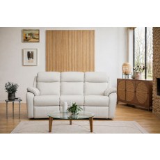 G Plan Kingsbury Leather 3 Seater Sofa
