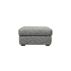G Plan Seattle Fabric Footstool With Wood Feet