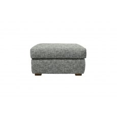 G Plan Seattle Fabric Footstool With Wood Feet