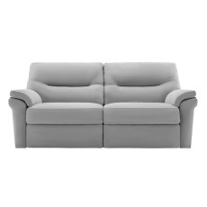 G Plan Seattle Leather 3 Seater Sofa