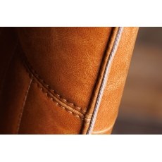 Cooper Tan Leather Bar Chair (Pair)