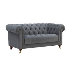 Buckley Fabric Chesterfield 2 Seater Sofa