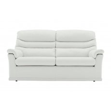 G Plan Malvern Leather 3 Seater 2 Cushion Sofa