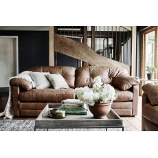 Alexander & James Bailey Leather 2 Seater Sofa