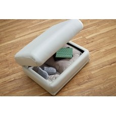 G Plan Malvern Leather Storage Footstool