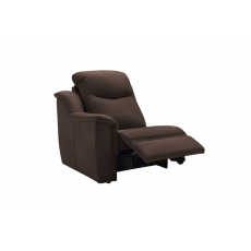 G Plan Firth Leather Small LHF Power Recliner Unit