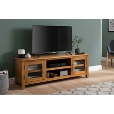 Chester Oak Extra Large TV Unit 150cm Wide Chester Oak Extra Large TV Unit 150cm Wide