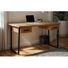 Forge Desk with Drawers