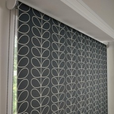 Orla Kiely - Linear Stem Cool Grey Roller Blinds