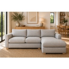 Metz 3 Seater L Shaped Sectional Corner Chaise Sofa