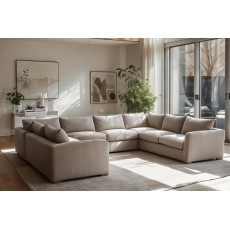 Metz 8 Seater U Shaped Sectional Corner Sofa