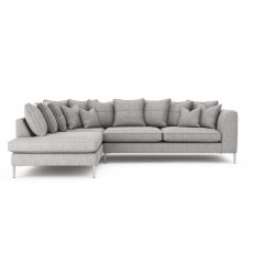 London Large Pillow Back Corner Sofa
